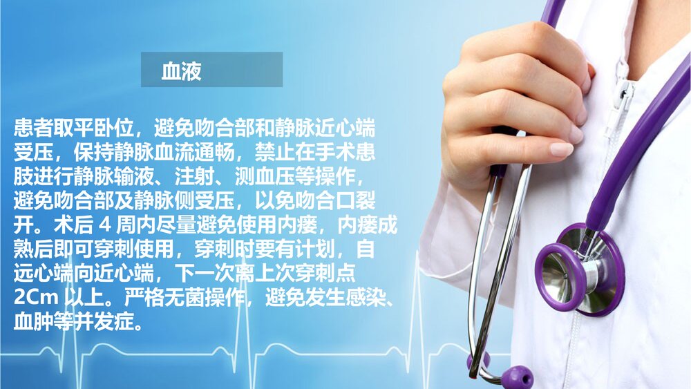 AVF术后护理PPT课件（带内容·可编辑修改）3