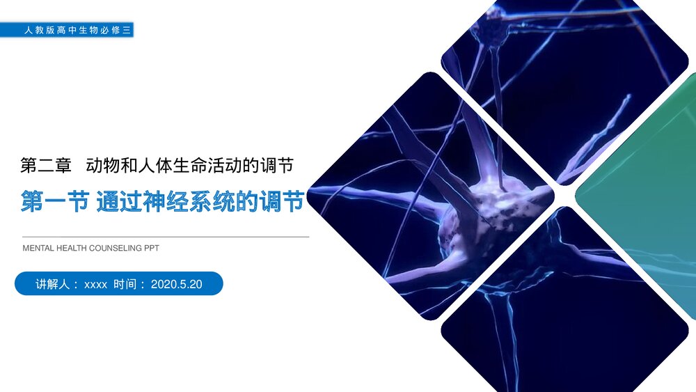 人教版高二生物必修三《通过神经系统的调节》教学PPT课件1