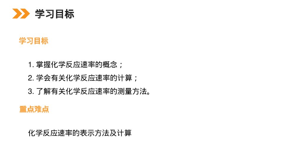 人教版高二化学选修4《化学反应速率》PPT课件2