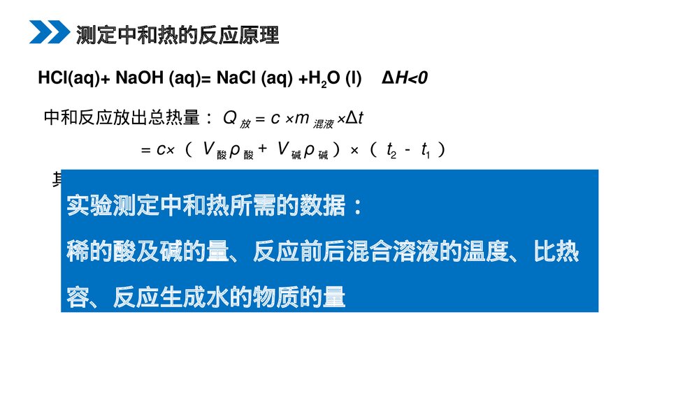 人教版高二化学选修4《中和热燃烧热能源》PPT课件6