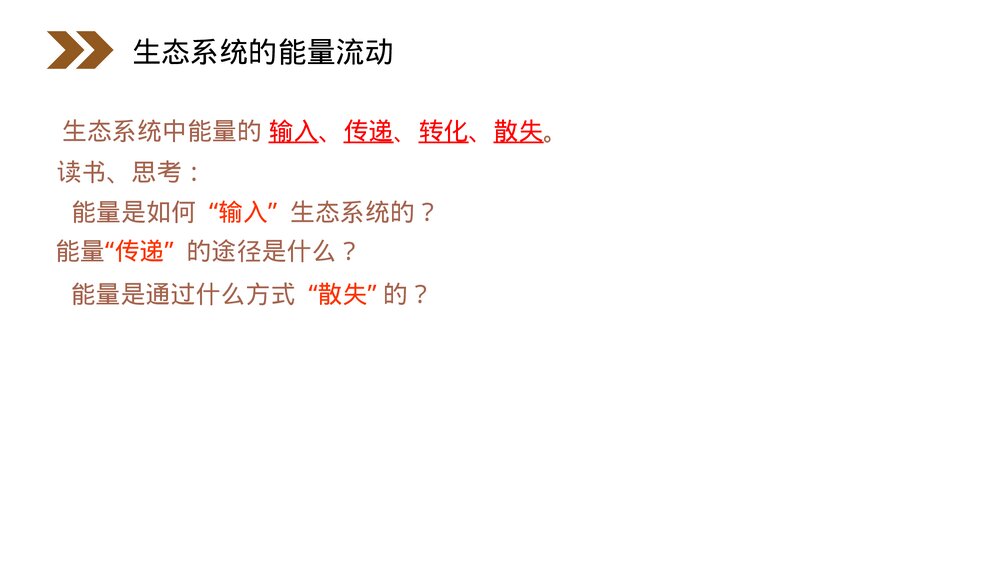 人教版高二生物必修三《生态系统的能量流动》教学PPT课件3