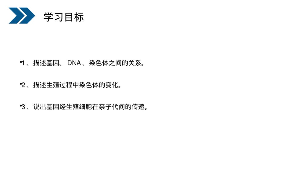 人教版初中生物八年级下册《生物的遗传和变异(基因在亲子代间的传递)》PPT课件2