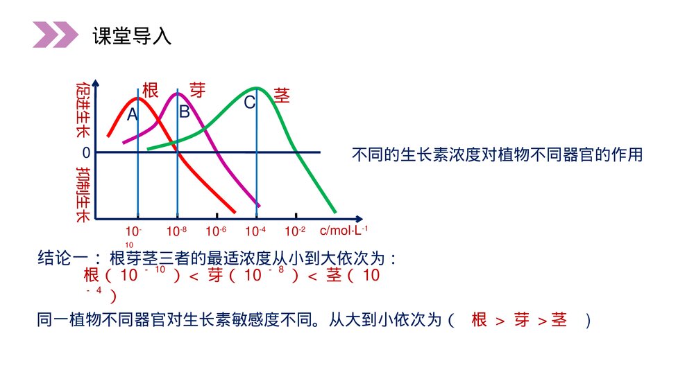 人教版高二生物必修三《生长素的生理作用》教学PPT课件3