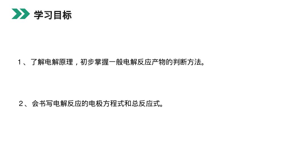 人教版高二化学选修4《电解原理》PPT课件2