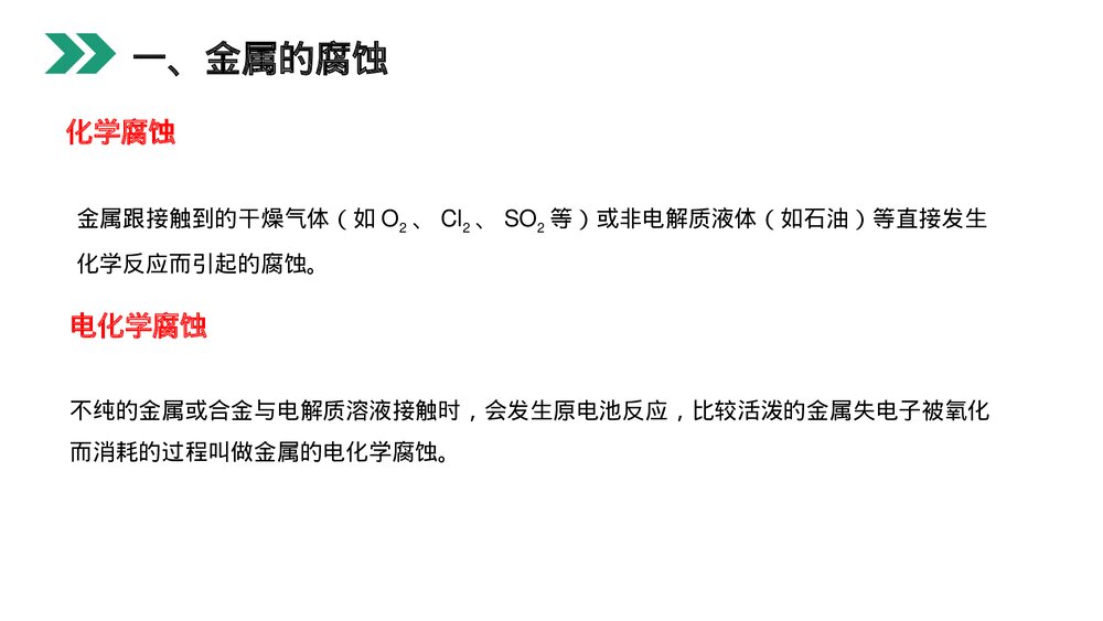 人教版高二化学选修4《金属的电化学腐蚀与防护》PPT课件6