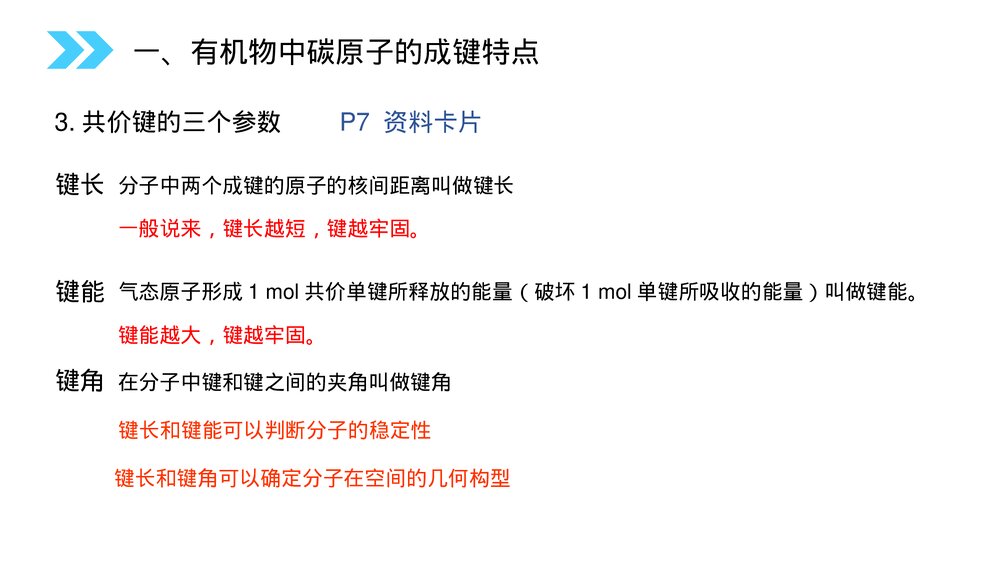 人教版高二化学选修五《有机化合物的结构特点》PPT课件(第1.2.1课时)6