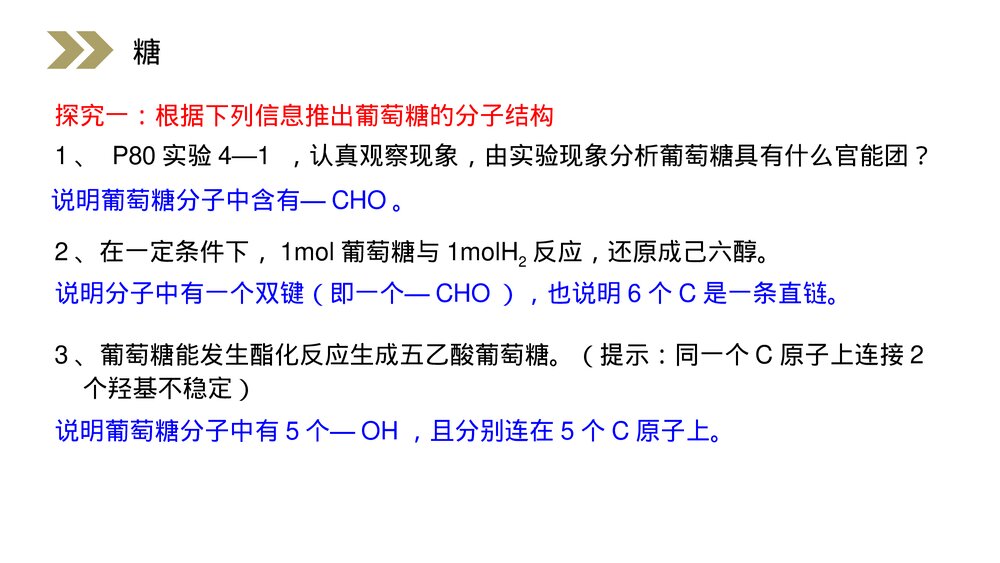 人教版高二化学选修五《糖类》PPT课件(第4.2课时)6