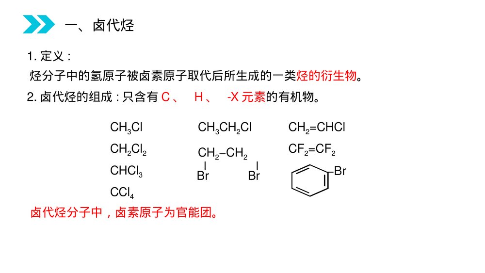 人教版高二化学选修五《卤代烃》PPT课件(第2.3课时)3