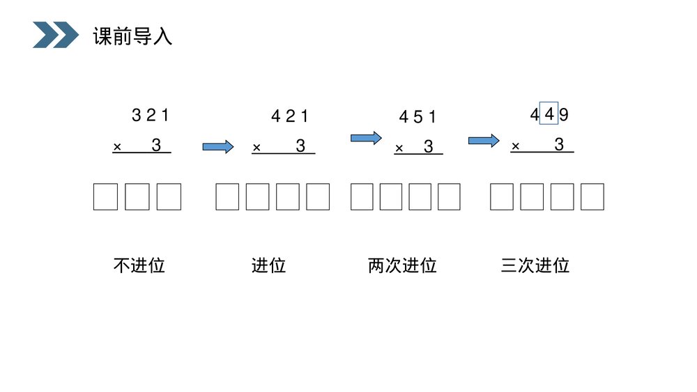 人教版小学数学三年级上册《笔算乘法》PPT课件(第6.2.1课时)2