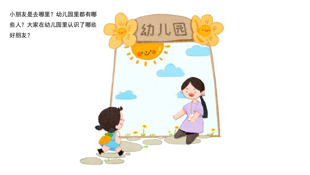 《我爱我的幼儿园》幼儿园小班音乐教育主题PPT课件(含word教案)5