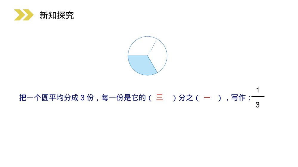 人教版小学数学三年级上册《认识几分之一》PPT课件(第8.1.1课时)4