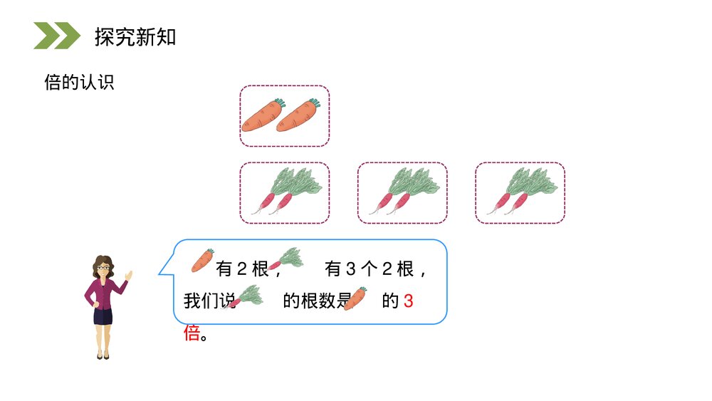 人教版小学数学三年级上册《倍的认识》PPT课件(第5.1课时)3