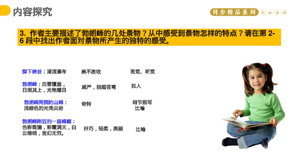 人教版八年级语文下册《登勃朗峰》PPT课件10