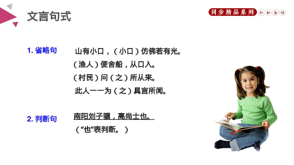 人教版八年级语文下册《桃花源记》PPT课件9