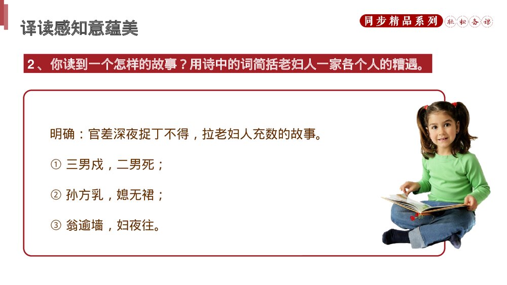 人教版八年级语文下册《石壕吏》PPT课件10