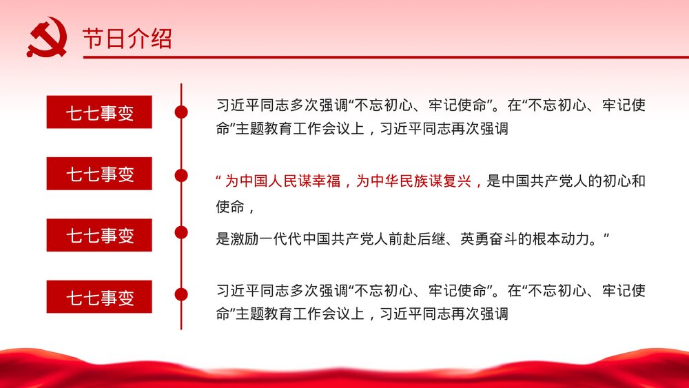 勿忘国耻强我中华抗战胜利74周年PPT课件(共20页)5