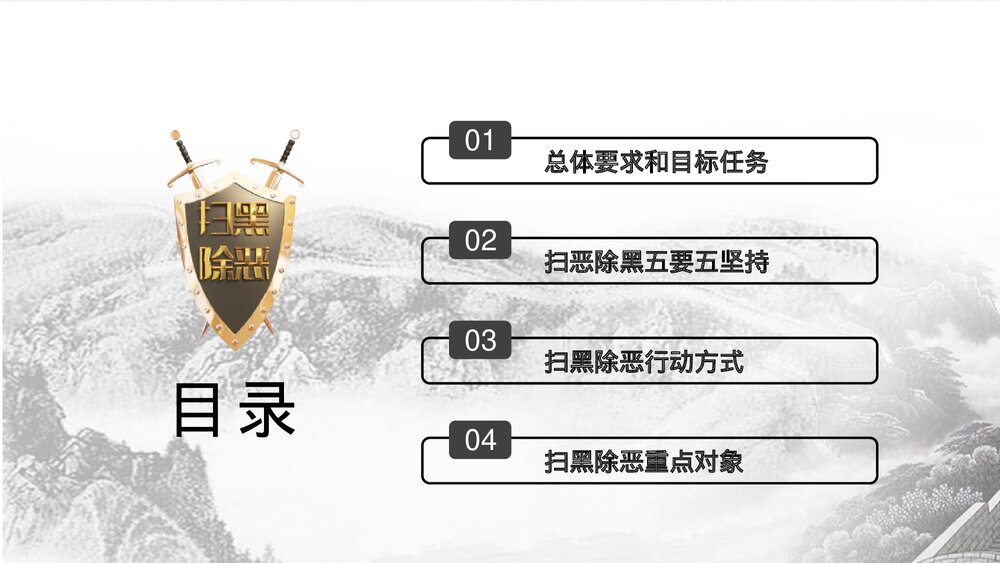 扫黑除恶主题教育PPT课件3