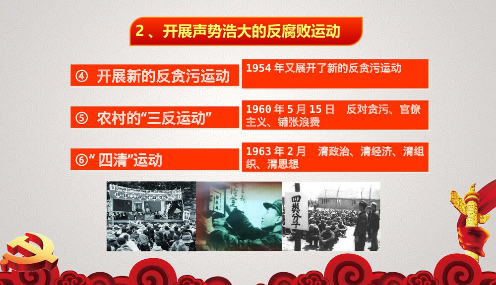 《反腐清廉党风党政作风建设》微党课专题PPT课件8