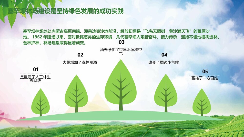 大力弘扬塞罕坝精神建设美丽中国PPT课件下载10