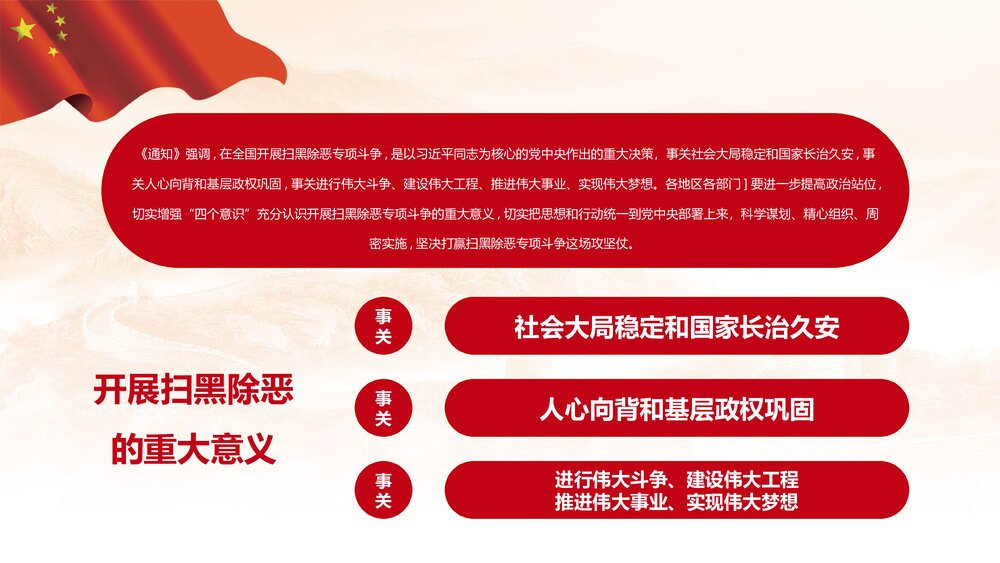 扫黑除恶专项斗争主题宣传PPT课件10