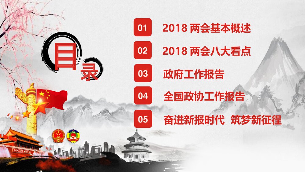 聚焦两会关注民生政府工作报告PPT课件下载(共96页)3