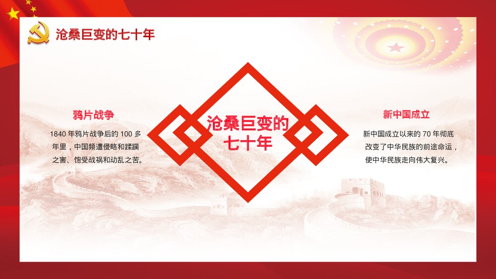 庆祝抗日战争抗战胜利xx周年PPT课件下载6