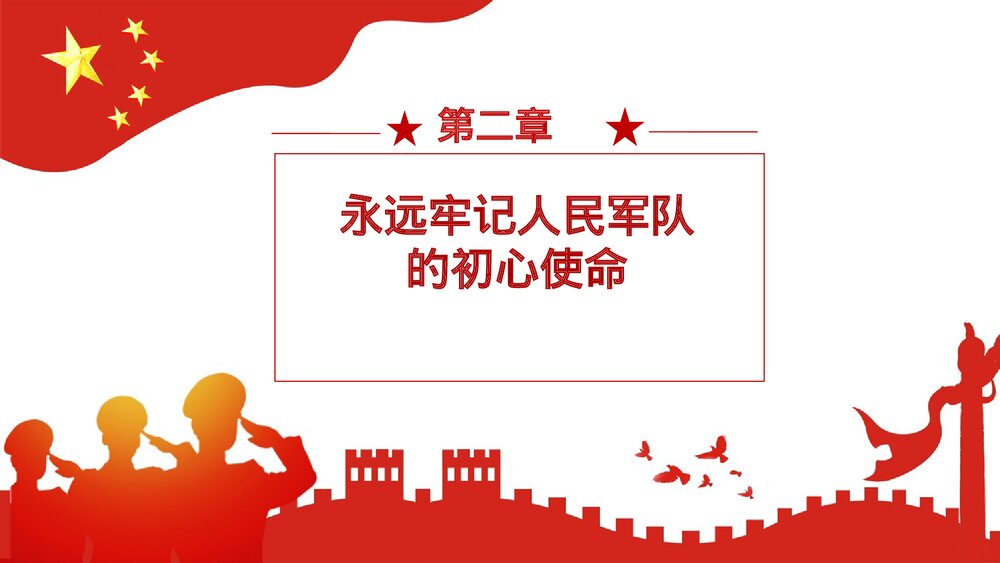 八一建军节热烈庆祝建军xx周年庆典PPT课件下载8
