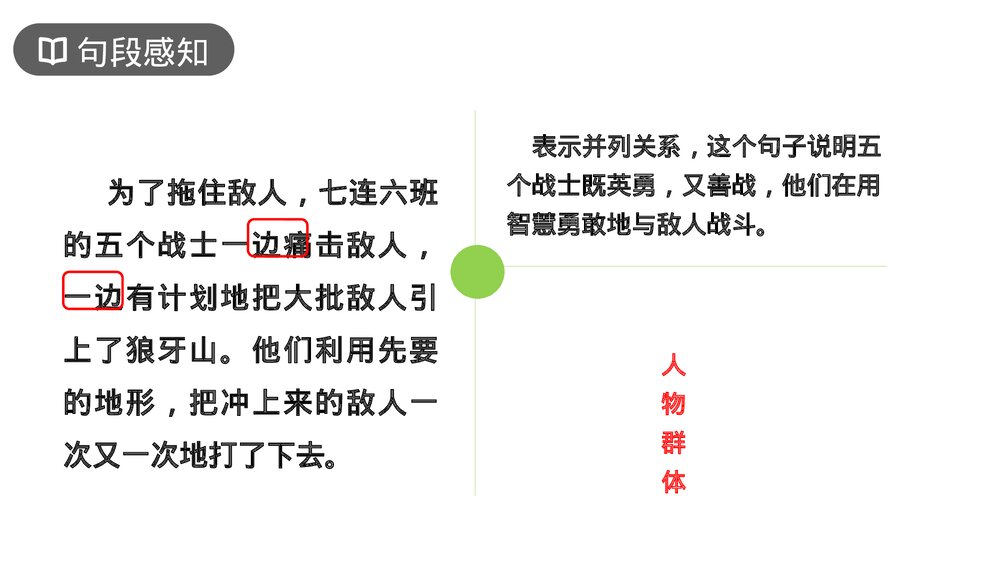 人教版六年级语文上册《狼牙山五壮士》PPT课件7