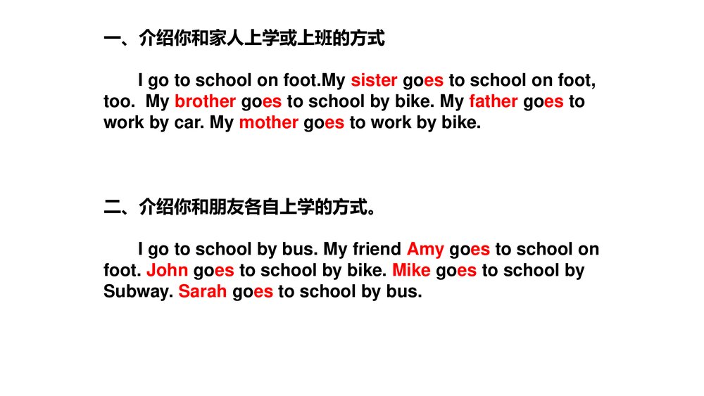 六年级上册英语作文复习汇总PPT教案2