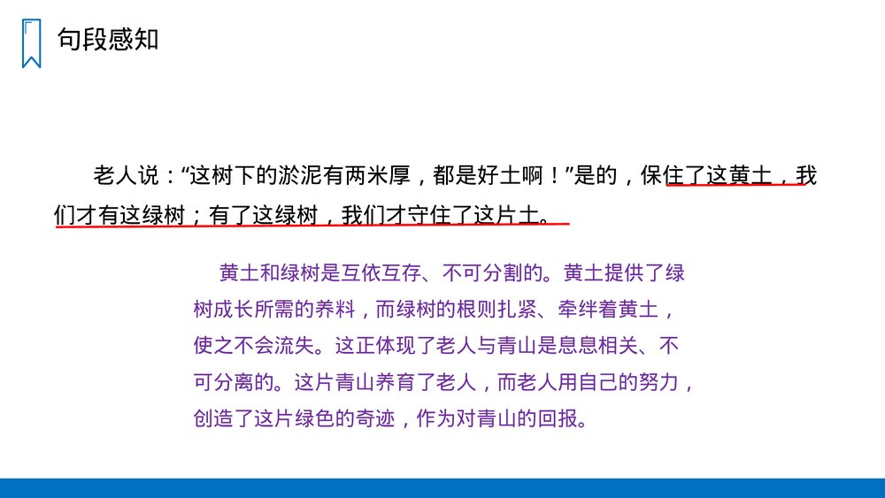人教版六年级语文上册《青山不老》PPT课件9