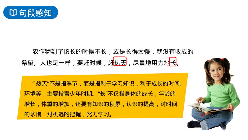 人教版六年级语文上册《夏天里的成长》PPT课件9