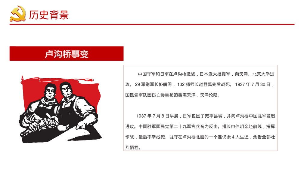 庆祝抗日战争胜利xx周年活动PPT课件10