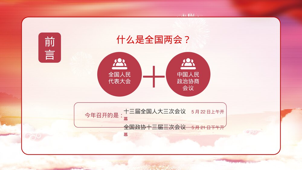 全国两会民生热点话题学习心得PPT课件下载2