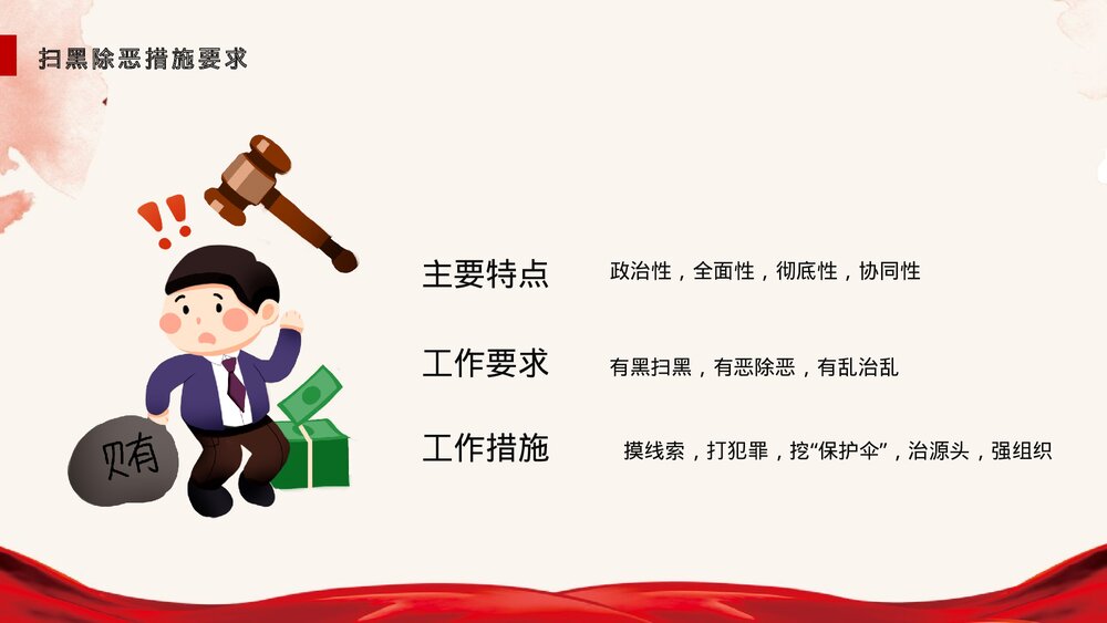 《扫黑除恶建设和谐社会》专题教育PPT课件8