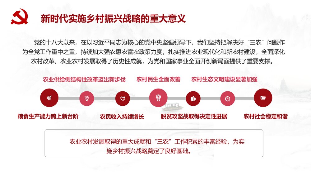 乡村振兴战略实施工作汇报PPT课件下载5