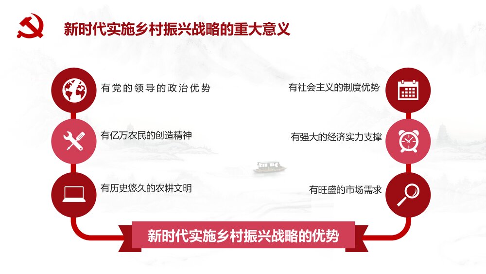 乡村振兴战略实施工作汇报PPT课件下载8
