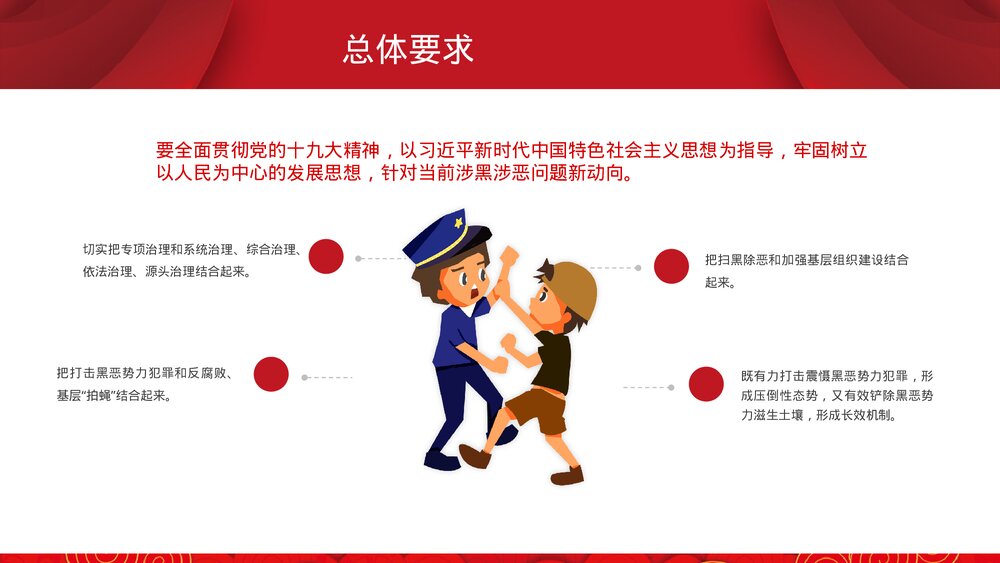 《扫黑除恶》党政建设政府工作PPT课件4