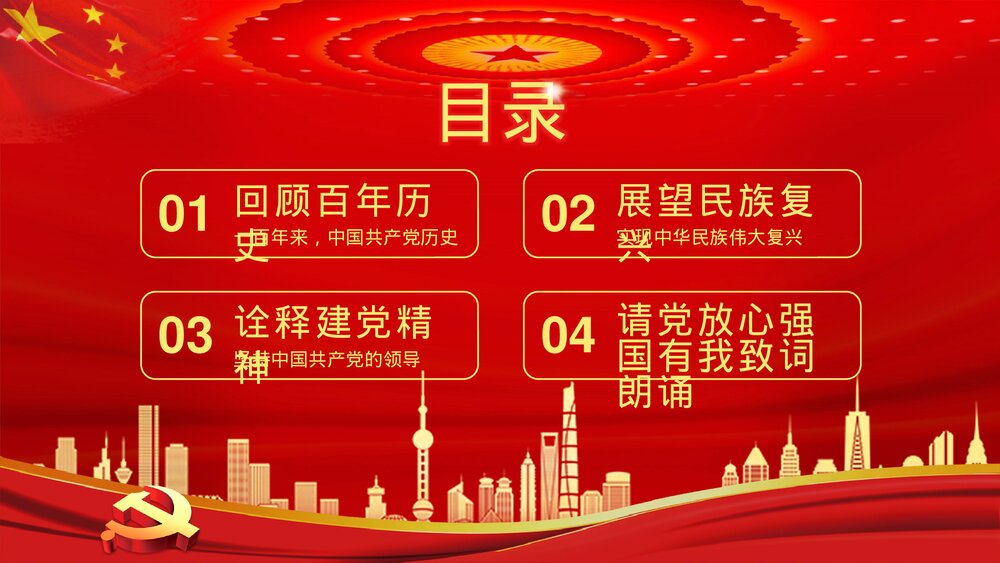 开学第一课爱党爱国主题班会《请党放心强国有我》教育PPT课件2