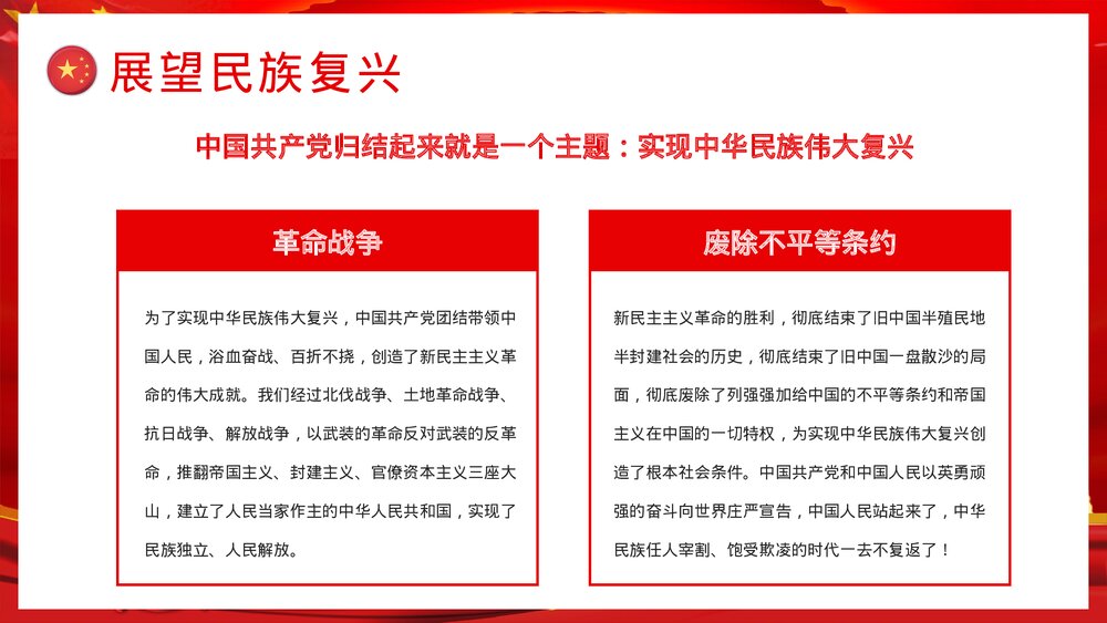开学第一课爱党爱国主题班会《请党放心强国有我》教育PPT课件7