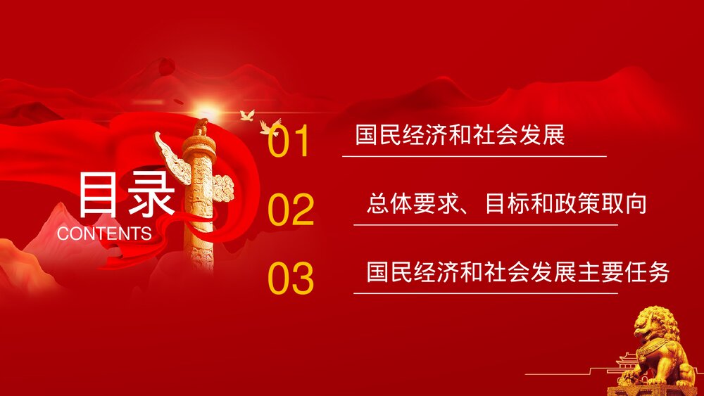 全国两会热点解读报告PPT课件下载2