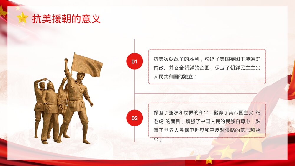 《抗美援朝纪念日》爱国教育宣传专题讲座PPT课件下载10