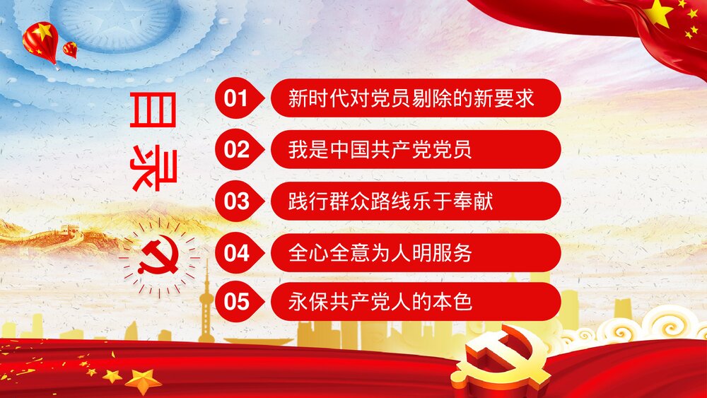 学习做新时代的合格党员党课PPT课件下载3