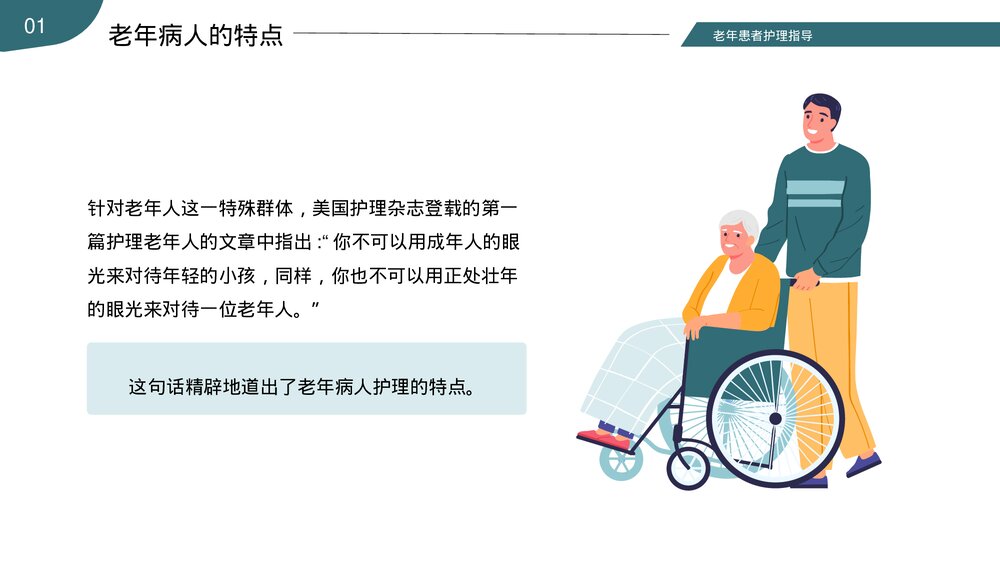 老年患者病人护理指导医疗医学知识普及PPT课件下载4