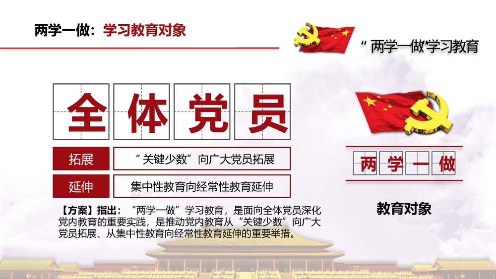 《两学一做》中国共产党党员党章党规学习PPT课件下载7