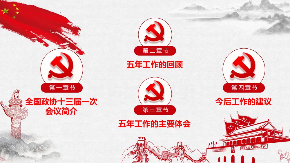 全国政协十三届一次会议精讲解读PPT课件3