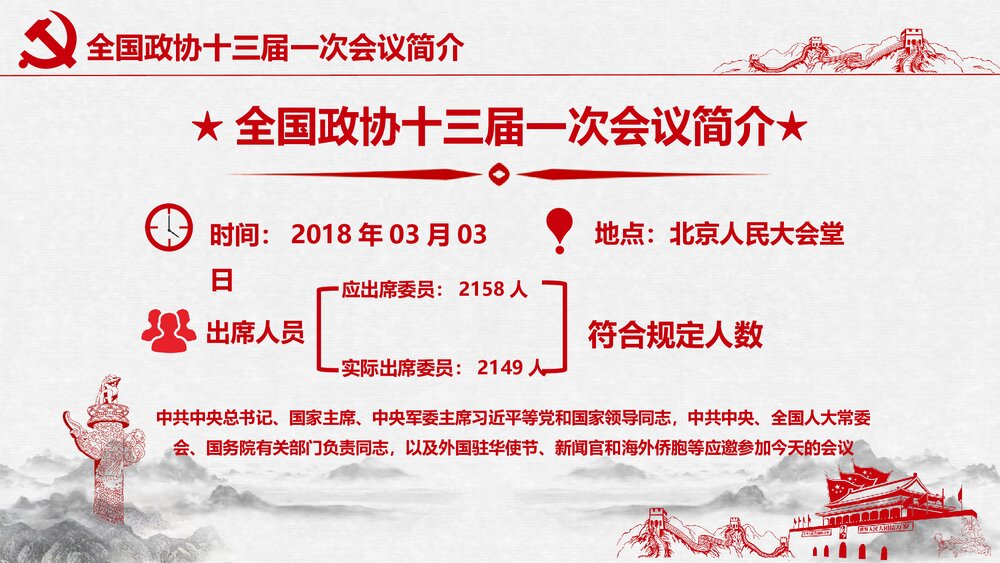 全国政协十三届一次会议精讲解读PPT课件5