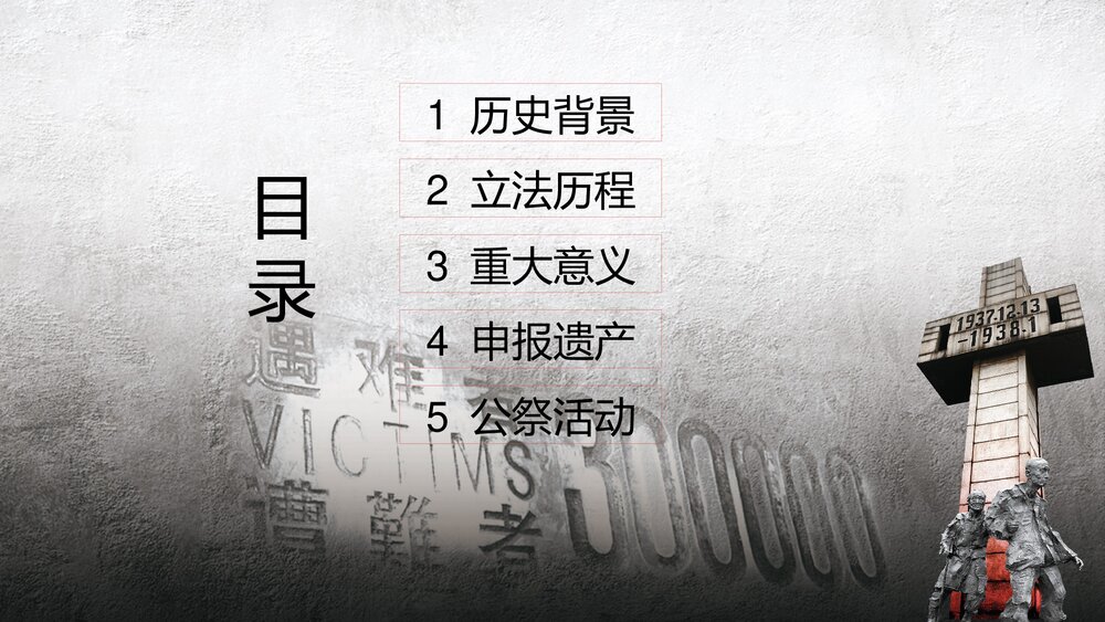 12月13日南京大屠纪念日PPT课件下载3