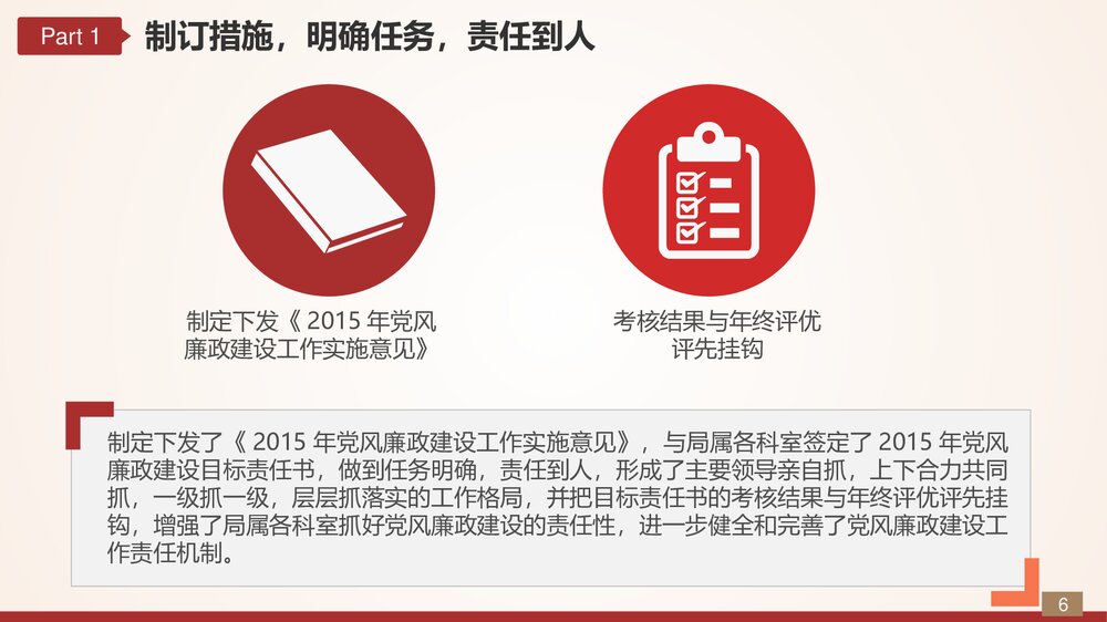 党政机关事业单位党风廉政建设调查报告PPT课件下载6