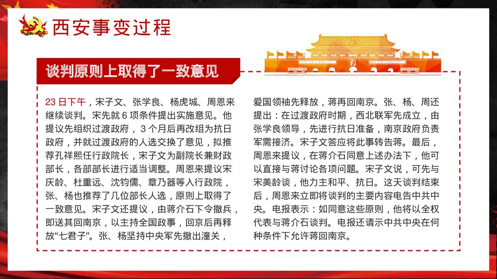 党政风纪念西安事变爱国教育PPT课件下载10