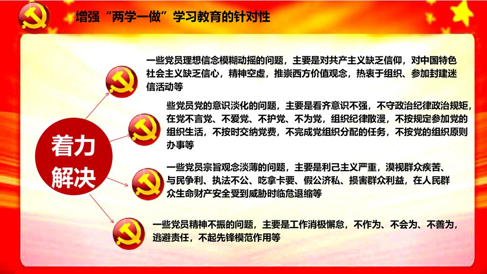 《两学一做》学习教育方案专题党课PPT课件下载10